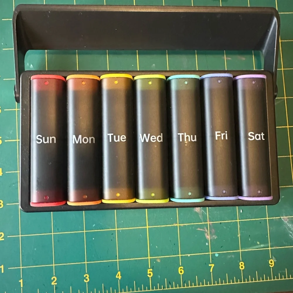 KOVIUU Multicolor pill counter